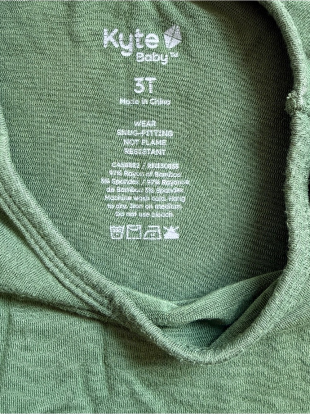 KYTE BABY Toddler Pajamas Size 3T Hunter - Picture 2 of 2